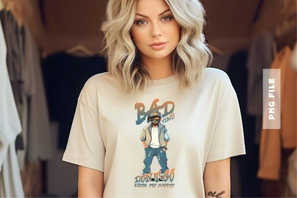 Bad Vibes T-Shirt Design: Bold Graphics for Modern Merch