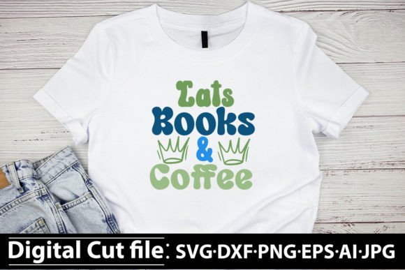 Cats, Books, and Coffee: A Retro Design Collection