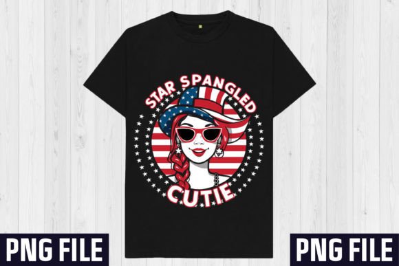 Celebrate with the Star Spangled Cutie Sublimation Design