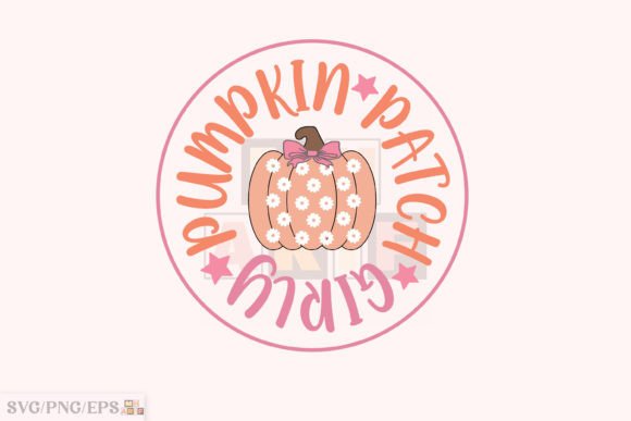 Coquette Pumpkin Patch Girly PNG Design: A Seasonal Asset