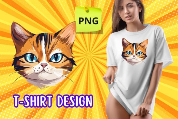 Engaging Funny Cat Clipart for Modern Design Projects