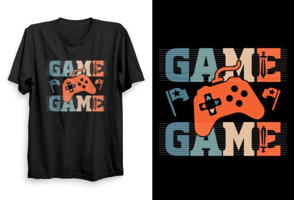Game PNG Typography T-shirts Design: Elevate Your Merch