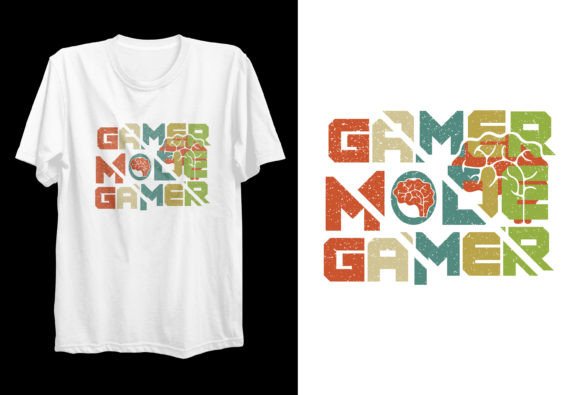Gamer Mode Typography T-shirts Design: Unlock Your Creative Potential