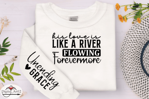 His Love is Like Sleeve SVG Design: A Professional Asset