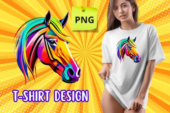 Horse T-Shirt Design Clipart: Elevate Your Creative Projects