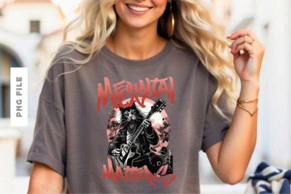 Meowtal Cat Matters T-shirt Design: A Versatile Creative Asset