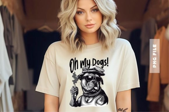 Oh My Dogs T-Shirt Design: A Versatile Creative Asset