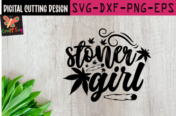 Stoner Girl Svg Design: Creative Vector Assets