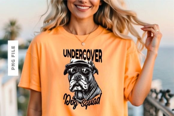 Undercover Dog Squad: A Modern Graphic Design Asset